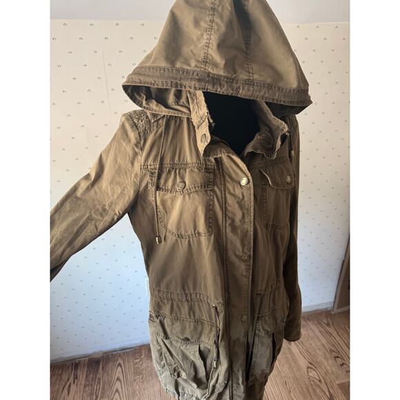 RESERVED Green Coat Parka Size 10 - Picture 3 of 8